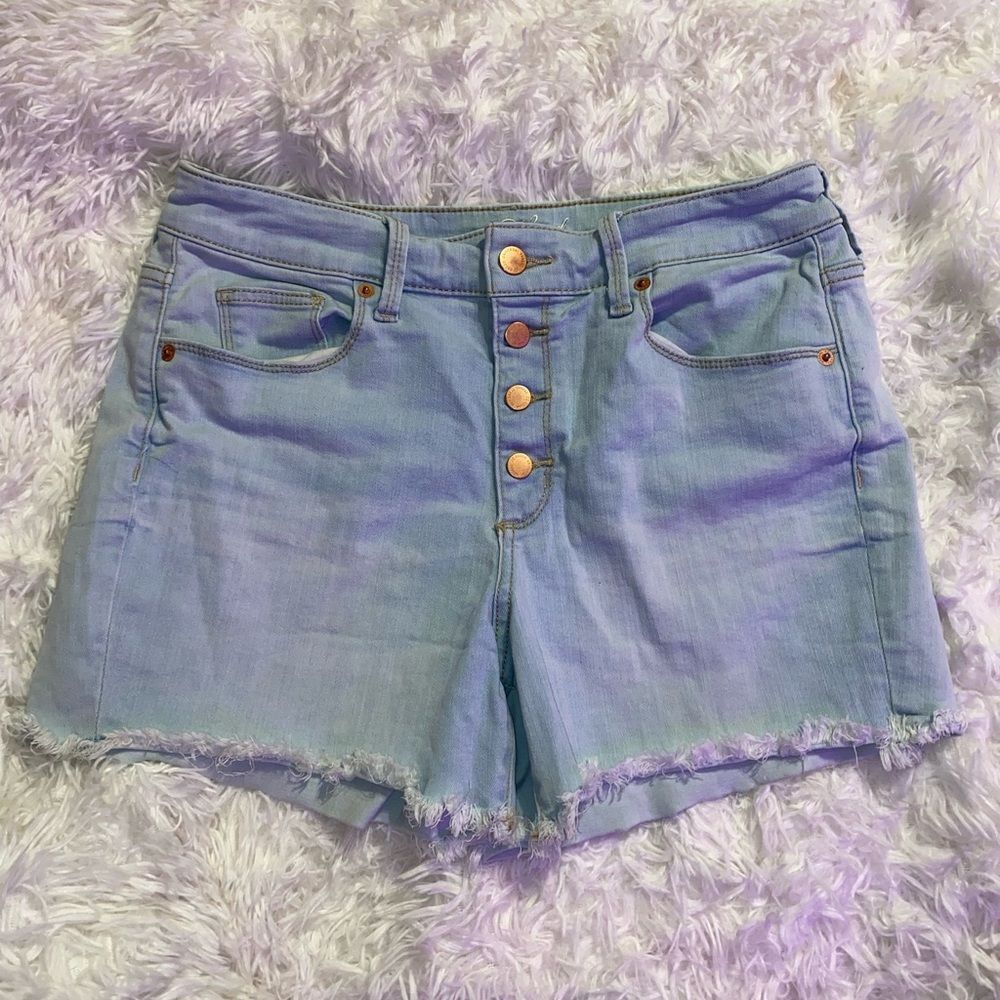 Universal Threads Juniors Size 8/29 Light High Rise Jean Shorts